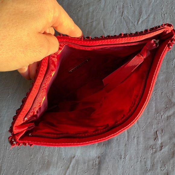 Banana Republic Ruby Red Jewel Clutch - Picture 6 of 10